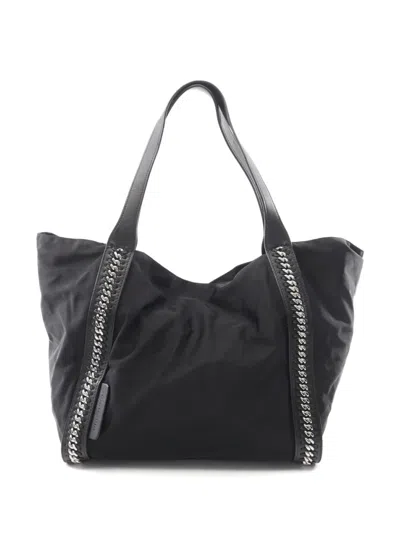 Pre-owned Stella Mccartney 2010s Falabella Box Chain-detail Handbag In Black