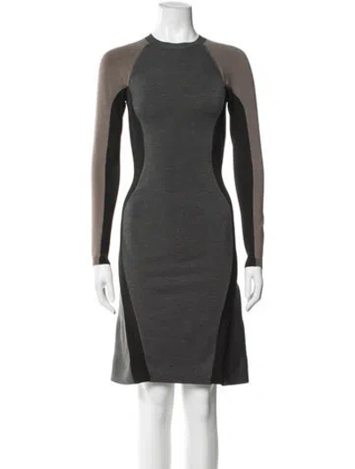 Pre-owned Stella Mccartney 2012 Knee-length Dress In Gray