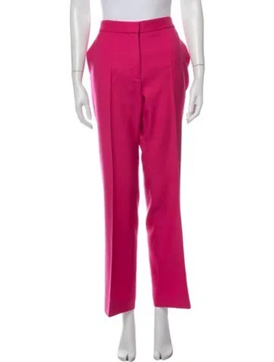 Pre-owned Stella Mccartney 2012 Straight Leg Pants In Pink