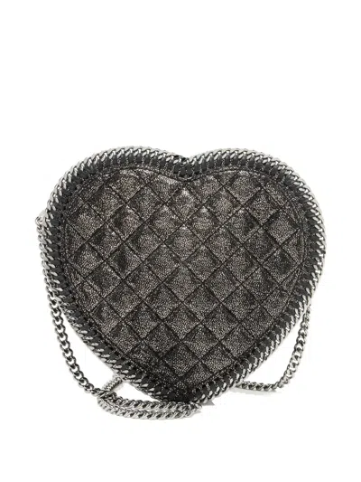 Pre-owned Stella Mccartney 2017 Falabella Heart Crossbody In Gray