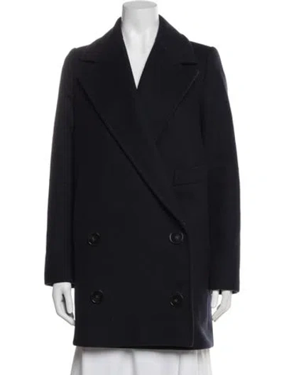 Pre-owned Stella Mccartney 2017 Wool Coat In Blue