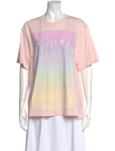 Pre-owned Stella Mccartney 2021 Stelladelic T-shirt In Pink
