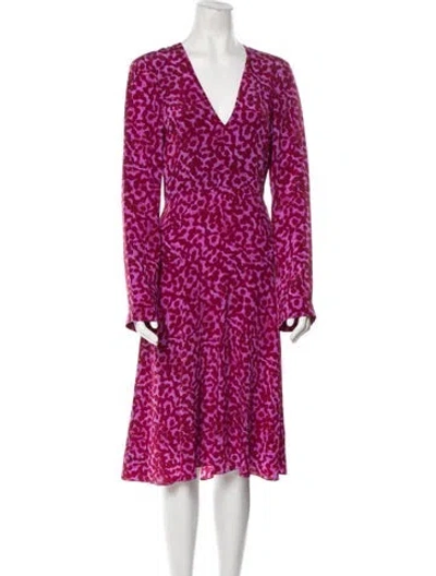 Pre-owned Stella Mccartney 2022 Midi Length Dress In Purple