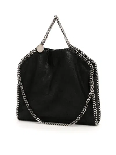 Stella Mccartney 3 Chain Falabella Shaggy Deer In Black