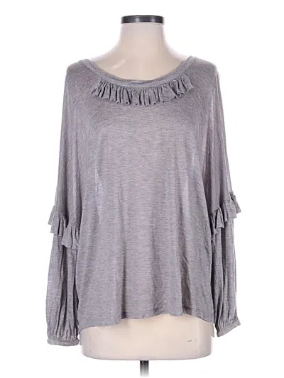 Pre-owned Stella Mccartney 3/4 Sleeve Top Ivory Ruffles Neckline Tops In White