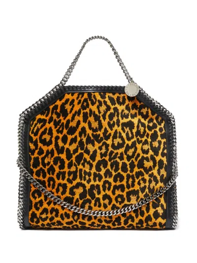Stella Mccartney 3chain Leopard-print Tote Bag In Nude