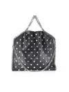 Stella Mccartney 3chain Tote All Over Studded Alter Mat In Black