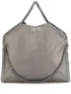 Stella Mccartney 3chain Tote Eco Shaggy Deer In Black