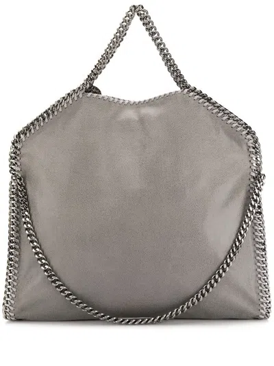 Stella Mccartney 3chain Tote Eco Shaggy Deer In Grey