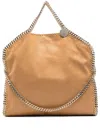 Stella Mccartney 3chain Tote Eco Shaggy Deer W/light Gold In Brown