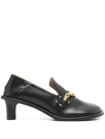 Stella Mccartney 45mm Metallic-detail Pumps In Black