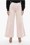 Stella Mccartney 5 Pocket Wide Leg Pants With Logoed Bands