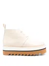 Stella Mccartney Sneakelyse Platform Chukka Boot In Cream