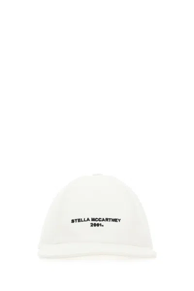 Stella Mccartney 570194wp0023 Logo-embroidered Beanie In White