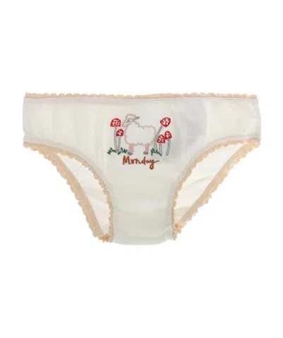Stella Mccartney 7 Underwear Sets In White