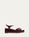 Stella Mccartney Elyse Patent Alter Mat Sandals Red Gala In Multi