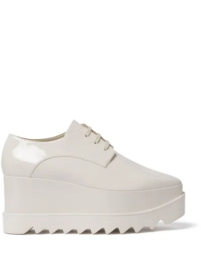 Stella Mccartney 80mm Elyse Shiny Oxfords In White