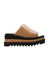 Stella Mccartney Stella Mc Cartney Sneak Elyse Platform Mules In Brown