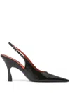 Stella Mccartney 90mm Elsa Pointed Toe Pumps In Black