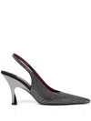 Stella Mccartney Elsa Pumps Mit Slingback-riemen 90mm In Schwarz