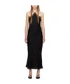 Stella Mccartney A Lace-trimmed Dress In Black