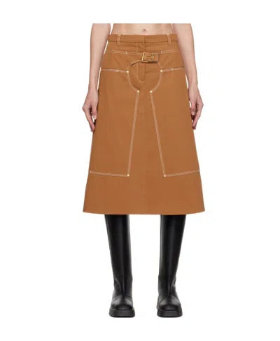 STELLA MCCARTNEY A-LINE MID-LENGTH SKIRT