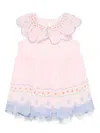 Stella Mccartney Scallop-edge Dress In Pink