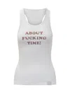 Stella Mccartney Embellished Scoop-neck Tank Top In Red