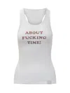 Stella Mccartney Crystal-embellished Tank Top In Red