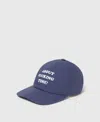 Stella Mccartney About Fucking Time! Baseball Cap In Navy Blue