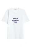 Stella Mccartney About Time Cotton Graphic T-shirt In White