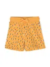 Stella Mccartney Abstract-print Cotton Shorts In Orange