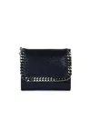 Stella Mccartney Chain Detailed Wallet In Ink