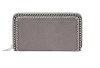 Stella Mccartney Grey Shaggy Deer Falabella Wallet In Multicolor