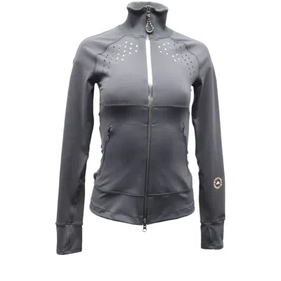 Stella Mccartney Adidas By  True Purpose Zip-front Track Jacket In Black Recycled Polyester