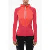Stella Mccartney Adidas Chamarra Eknit Hoodie Sweatshirt With Zip In Red
