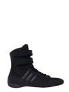 Stella Mccartney Rasant High-top Canvas Sneakers In Black