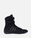 Stella Mccartney Rasant High-top Canvas Sneakers In Black