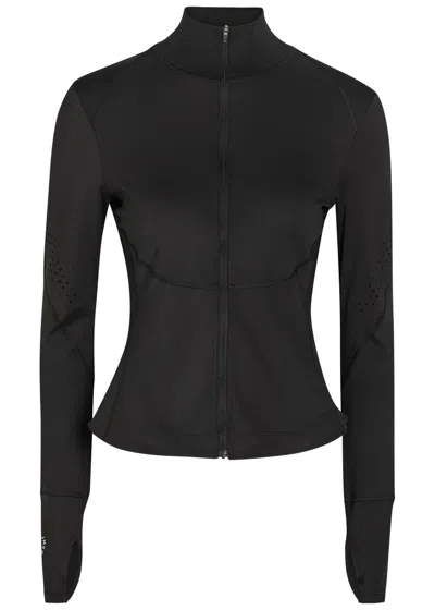 Stella Mccartney Adidas X  X  Cropped Stretch-jersey Top In Animal Print