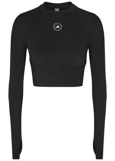 Stella Mccartney Adidas X  X  Stretch-jersey Jacket In Black