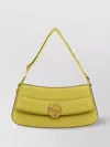 Stella Mccartney Lemon Green S-wave Shoulder Bag In Yellow