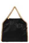 Stella Mccartney Falabella Mini Black Handbag With Handle And Chain Shoulder Strap In Eco Leather Woman
