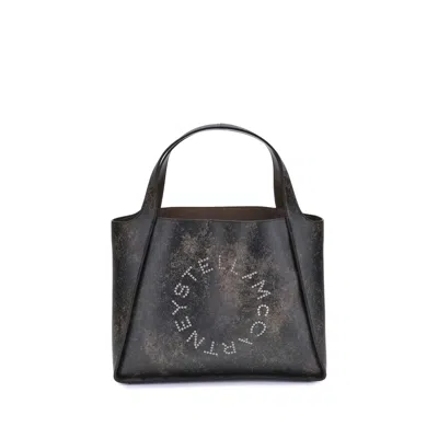Stella Mccartney Aged Effect Tote Women's Bag In Brown