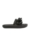 Stella Mccartney Air Slide Chain Comfort Sandals In Black