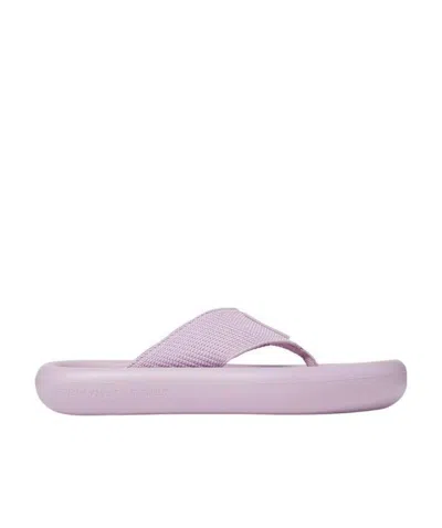 Stella Mccartney Air Platform Flip Flops In Purple