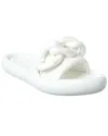 Stella Mccartney Air Chain-embellished Slip-on Slides In White