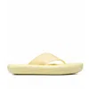 Stella Mccartney 30mm Air Slide Canvas Flip Flops In Yellow