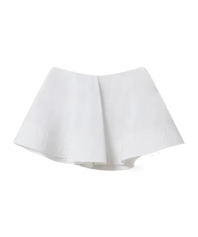 Stella Mccartney A-line Mini Skirt In White