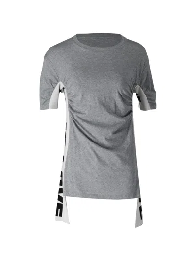 Pre-owned Stella Mccartney All Is Love Round-neck T-shirt In Gray