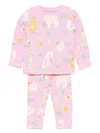 Stella Mccartney All-over Graphic Print Tracksuit In Pink